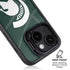 Michigan State University Green Basketball iPhone 15 Plus Kickstand Case