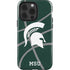 Michigan State University Green Basketball iPhone 15 Pro Impact Case