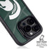 Michigan State University Green Basketball iPhone 15 Pro Kickstand Case