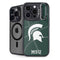 Michigan State University Green Basketball iPhone 15 Pro Max Kickstand Case