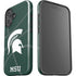 Michigan State University Green Basketball iPhone 16 Impact Case