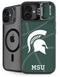 Michigan State University Green Basketball iPhone 16 Kickstand Case