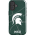 Michigan State University Green Basketball iPhone 16 Magsafe Impact Case