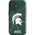Michigan State University Green Basketball iPhone 16 Plus Impact Case