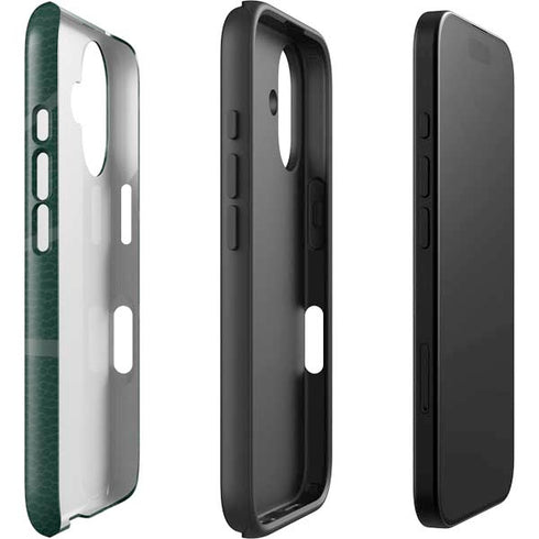 Michigan State University Green Basketball iPhone 16 Plus Impact Case