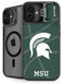 Michigan State University Green Basketball iPhone 16 Plus Kickstand Case