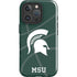 Michigan State University Green Basketball iPhone 16 Pro Impact Case