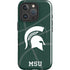 Michigan State University Green Basketball iPhone 16 Pro Magsafe Impact Case