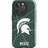 Michigan State University Green Basketball iPhone 16 Pro Max Impact Case
