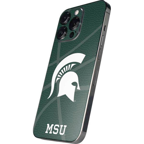 Michigan State University Green Basketball iPhone 16 Pro Max Skin
