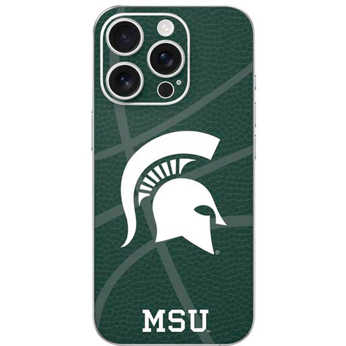 Michigan State University Green Basketball iPhone 16 Pro Skin