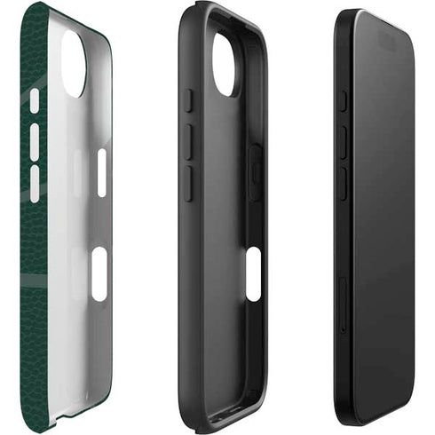 Michigan State University Green Basketball iPhone 16e Impact Case