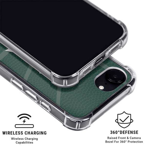 Michigan State University Green Basketball iPhone 16e MagSafe Case