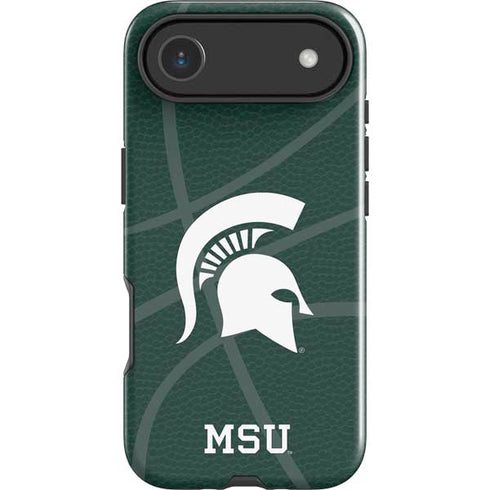 Michigan State University Green Basketball iPhone 17 Air Impact Case
