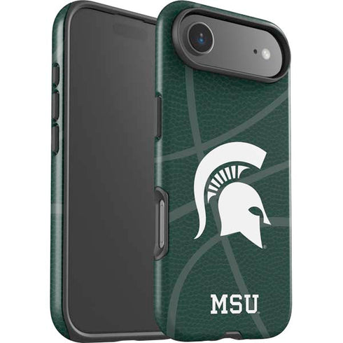 Michigan State University Green Basketball iPhone 17 Air Impact Case