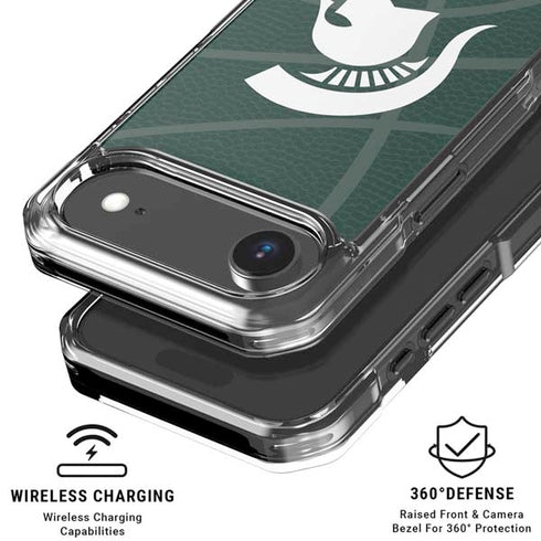 Michigan State University Green Basketball iPhone 17 Air MagSafe Case
