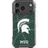 Michigan State University Green Basketball iPhone 17 Pro Clear Case