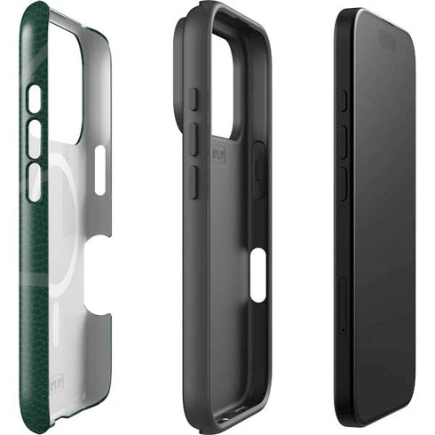 Michigan State University Green Basketball iPhone 17 Pro Magsafe Impact Case