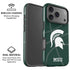 Michigan State University Green Basketball iPhone 17 Pro Magsafe Impact Case