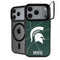 Michigan State University Green Basketball iPhone 17 Pro Max Kickstand Case