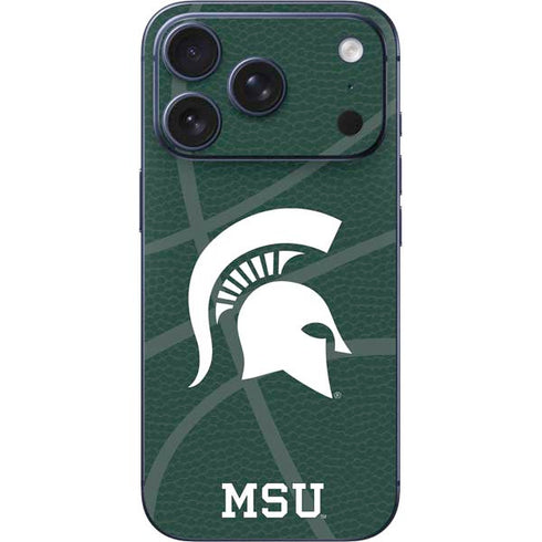 Michigan State University Green Basketball iPhone 17 Pro Max Skin
