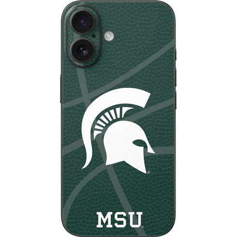 Michigan State University Green Basketball iPhone 17 Skin