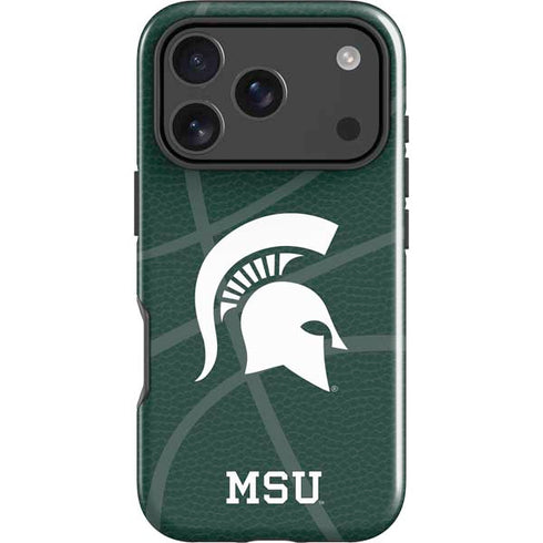 Michigan State University Green Basketball iPhone 18 Pro Impact Case