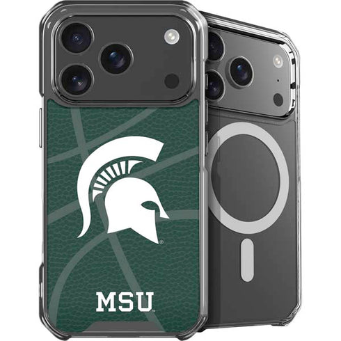 Michigan State University Green Basketball iPhone 18 Pro Max MagSafe Case