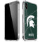 Michigan State University Green Basketball iPhone X/XS Clear Case