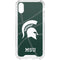 Michigan State University Green Basketball iPhone XS Clear Case