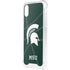 Michigan State University Green Basketball iPhone XS Clear Case