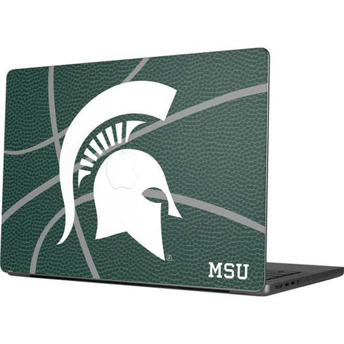 Michigan State University Green Basketball Apple MacBook Pro 14-inch Skin