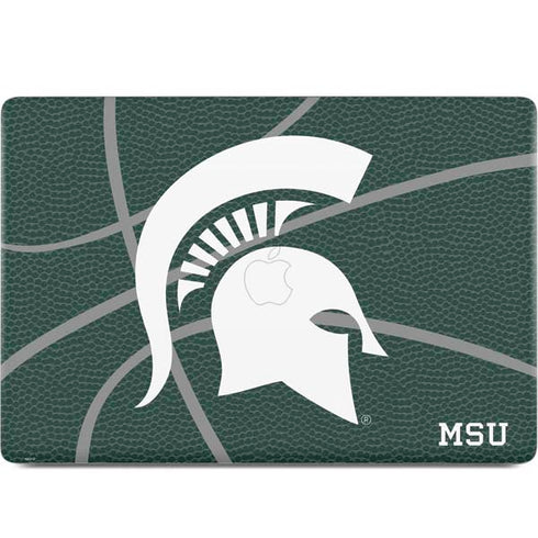 Michigan State University Green Basketball MacBook Skins