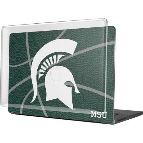 Michigan State University Green Basketball MacBook Cases
