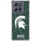 Michigan State University Green Basketball Moto G 5G (2025) Clear Case