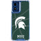 Michigan State University Green Basketball Moto G Play 4G (2024) Clear Case