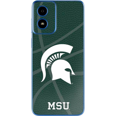 Michigan State University Green Basketball Moto G Play 4G (2024) Skin
