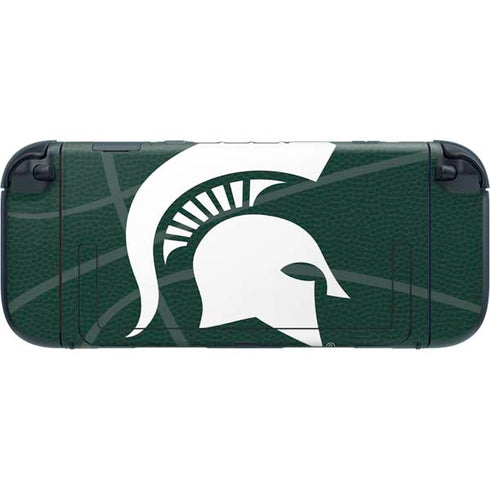 Michigan State University Green Basketball Nintendo Switch 2 (2025) with Joy-Con Skin