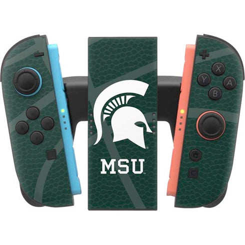 Michigan State University Green Basketball Nintendo Switch 2 (2025) Joy-Con Controller Skin