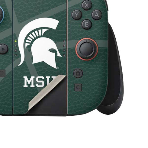 Michigan State University Green Basketball Nintendo Switch 2 (2025) Joy-Con Controller Skin