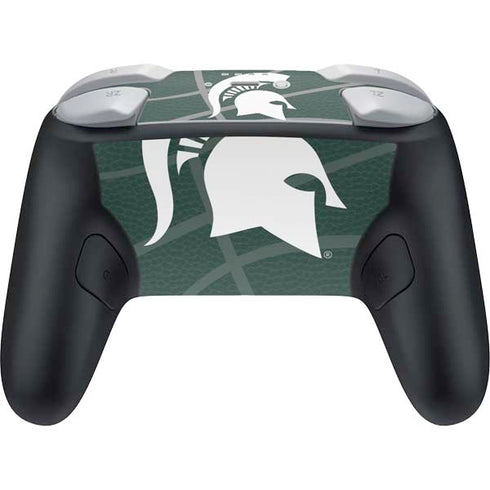 Michigan State University Green Basketball Nintendo Switch 2 (2025) Pro Controller Skin