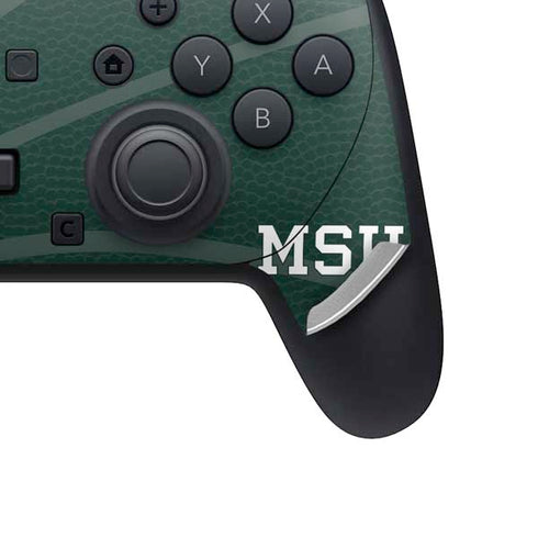 Michigan State University Green Basketball Nintendo Switch 2 (2025) Pro Controller Skin
