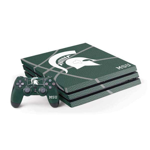 Michigan State University Green Basketball PlayStation PS4 Skins
