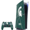 Michigan State University Green Basketball PlayStation PS5 Skins