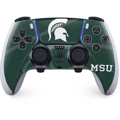 Michigan State University Green Basketball PS5 DualSense Edge Pro Controller Skin