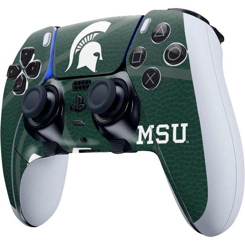Michigan State University Green Basketball PS5 DualSense Edge Pro Controller Skin