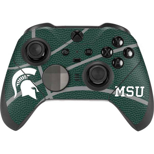 Michigan State University Green Basketball Xbox Elite Wireless Controller Series 2 Skin