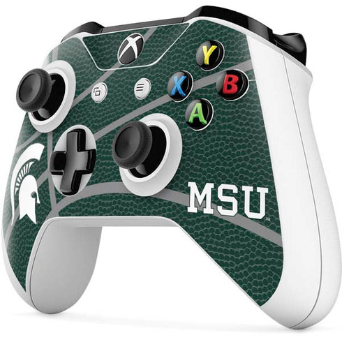 Michigan State University Green Basketball Xbox One S All-Digital Edition Bundle Skin