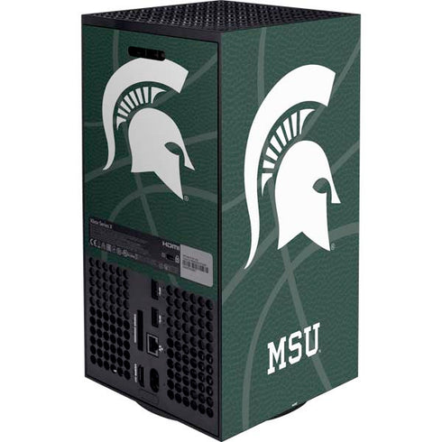 Michigan State University Green Basketball XBox Series X Digital Edition Bundle Skin