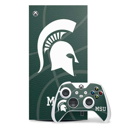 Michigan State University Green Basketball Xbox Series X Skins